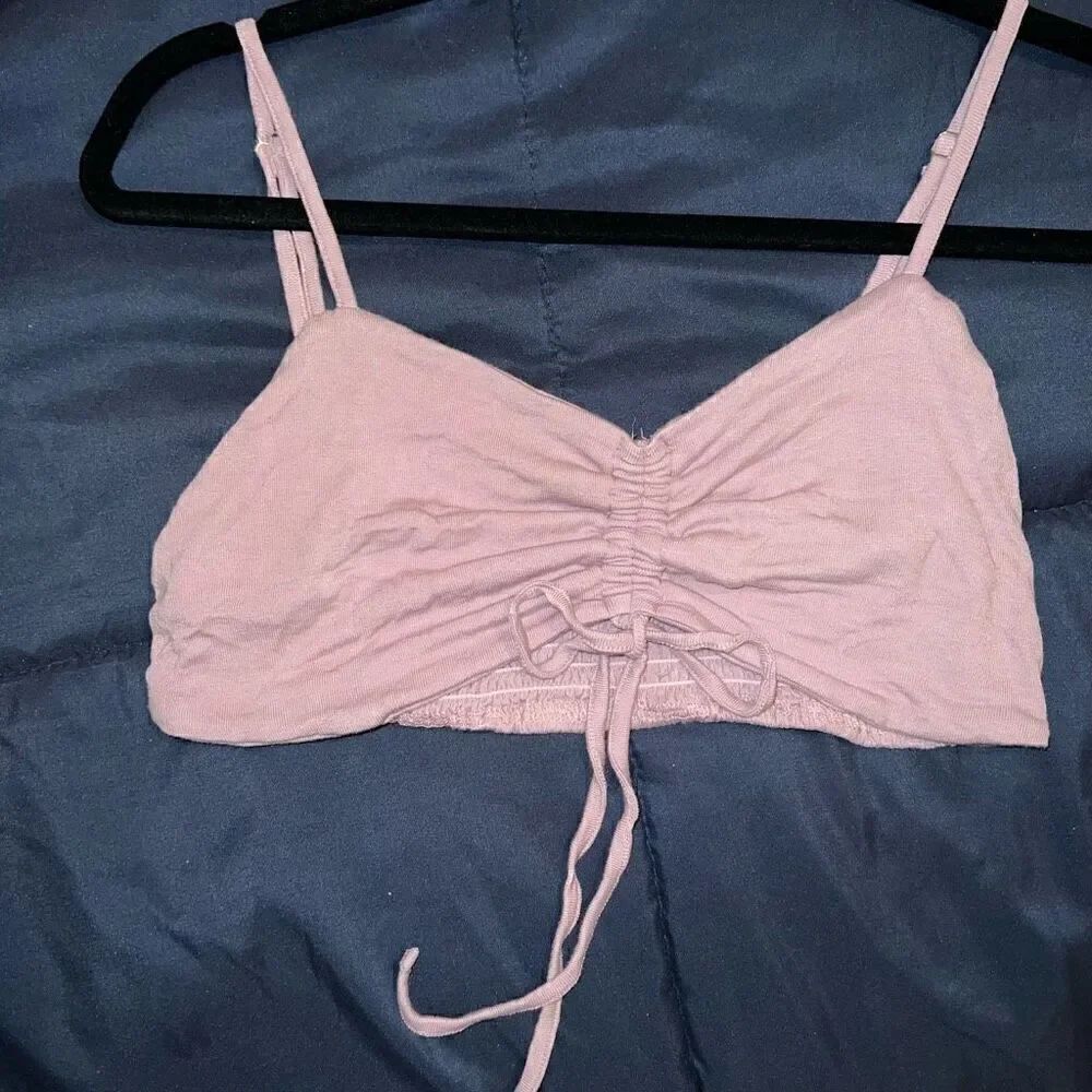 💖5/$40 Aster smoothie pink bralette crop top size S